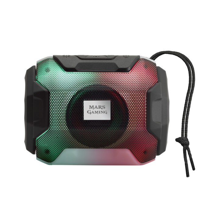 Altavoz Mars Gaming 10W mUSB BT 5.0 RGB Negro (MSBAX)