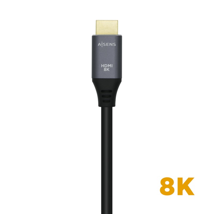 Cable AISENS HDMI/M a HDMI/M 0.5m Gris/Negr (A150-0425)