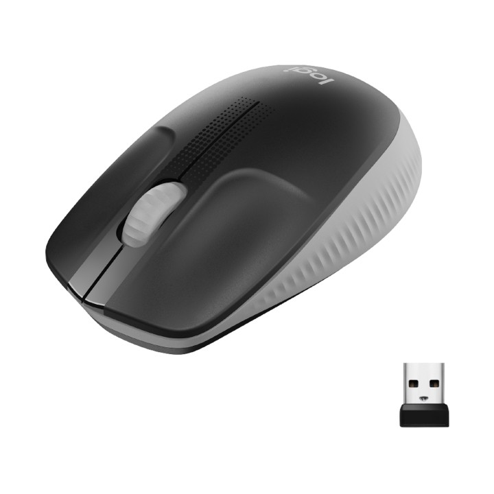 Ratón LOGITECH M190 Óptico RF 1000dpi Gris (910-005906)