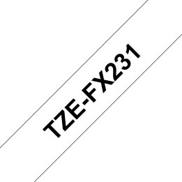 Cinta BROTHER Flexible Adhesiva 12mm 8m (TZe-FX231)