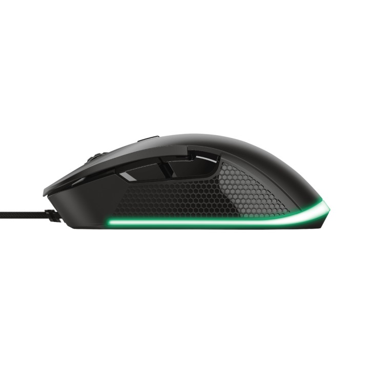 Ratón Gaming Trust GXT 922 Ybar 7200dpi Negro (24309)