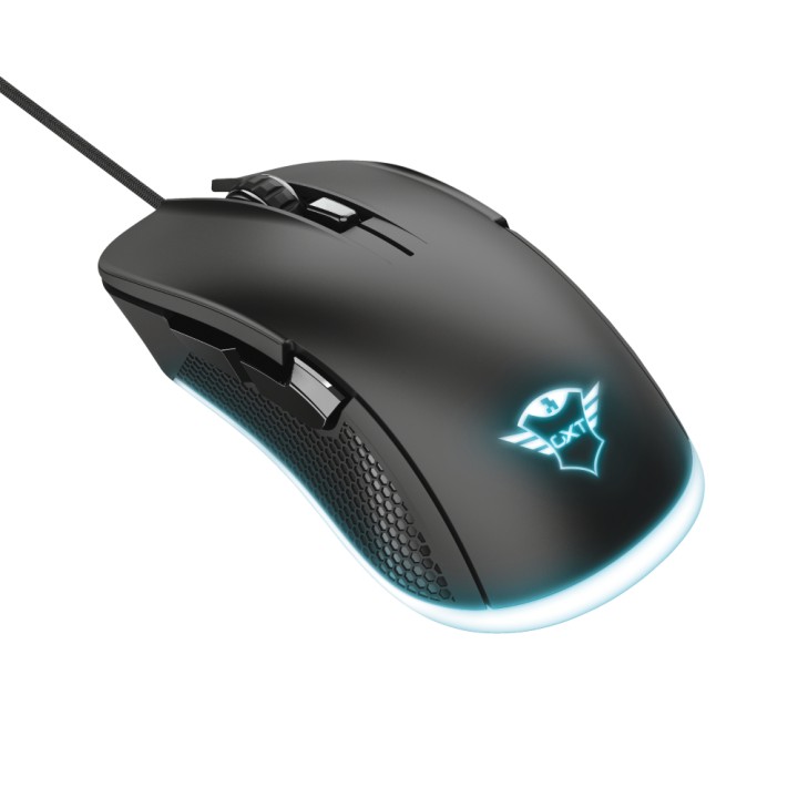Ratón Gaming Trust GXT 922 Ybar 7200dpi Negro (24309)