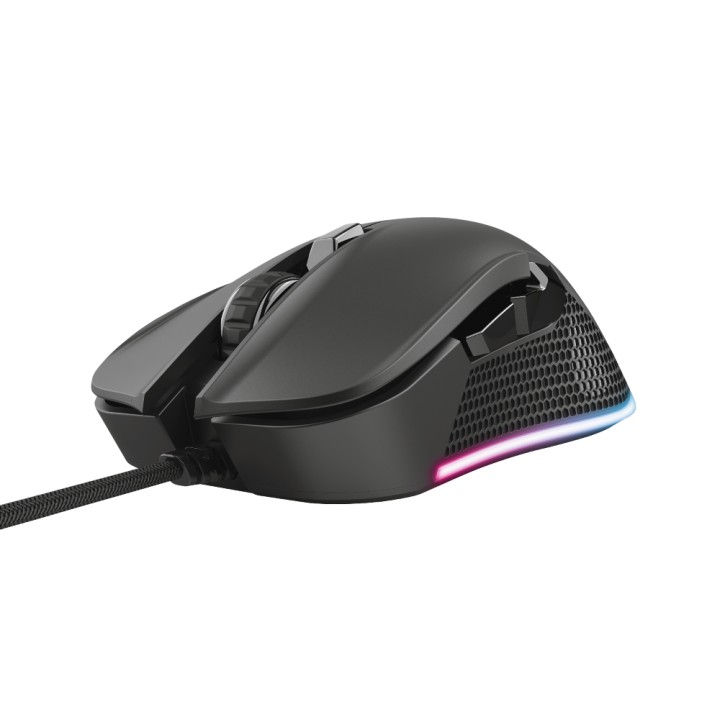 Ratón Gaming Trust GXT 922 Ybar 7200dpi Negro (24309)