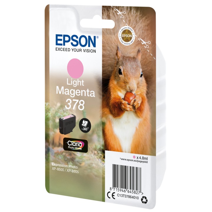 Tinta Epson Magenta Claro 378 Claria Phot(C13T37864010)