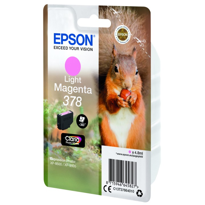Tinta Epson Magenta Claro 378 Claria Phot(C13T37864010)