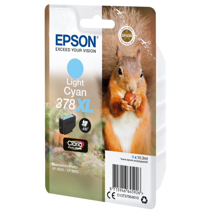 Tinta Epson 378XL Cian Claro Claria Photo(C13T37954010)