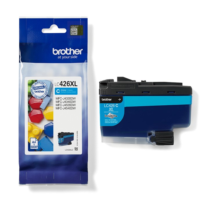 Tinta BROTHER XL Cian 5000 páginas (LC426XLC)