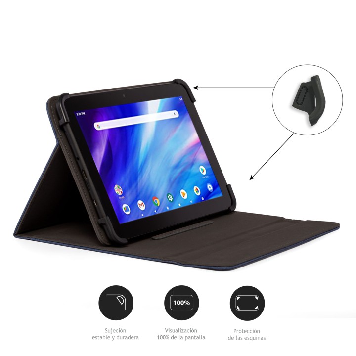 Funda NILOX 9.7"-10.5" Poliéster Azul (NXFB003)