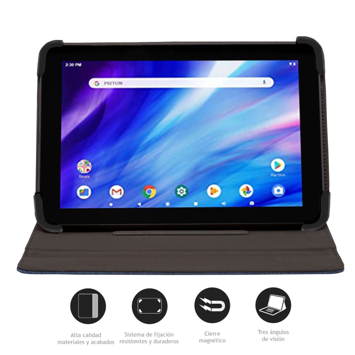 Funda NILOX 9.7"-10.5" Poliéster Azul (NXFB003)
