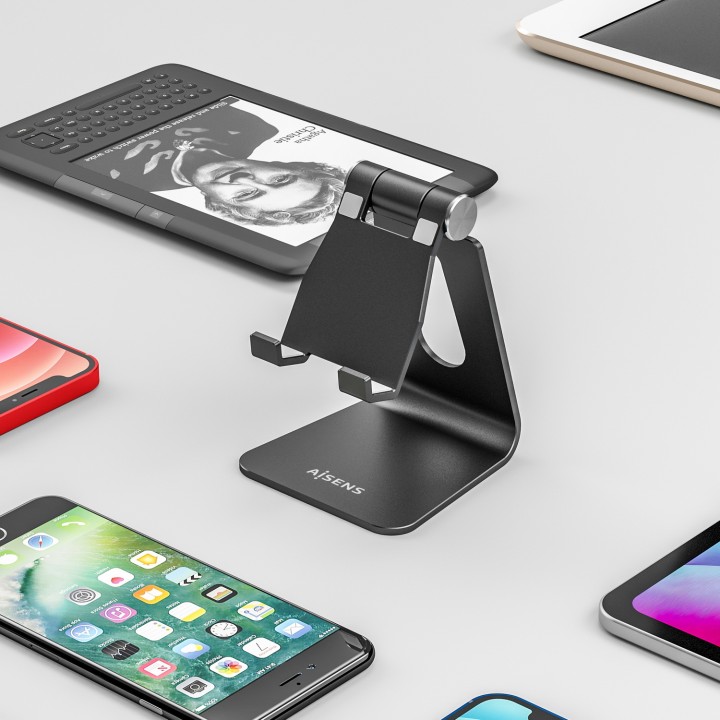 Soporte AISENS Smartphone/Tablet 1 Pivote (MS1PM-084)