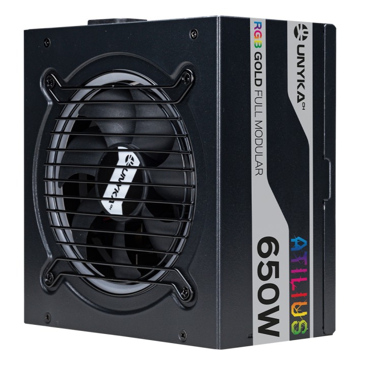 Fuente UNYKA Atilius ATX 650W RGB 80+ Gold (UK521203)
