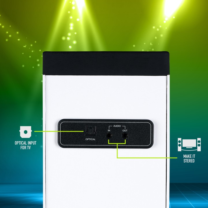 Torre de Sonido NGS 50W Bluetooth USB (SKYCHARMWHITE)