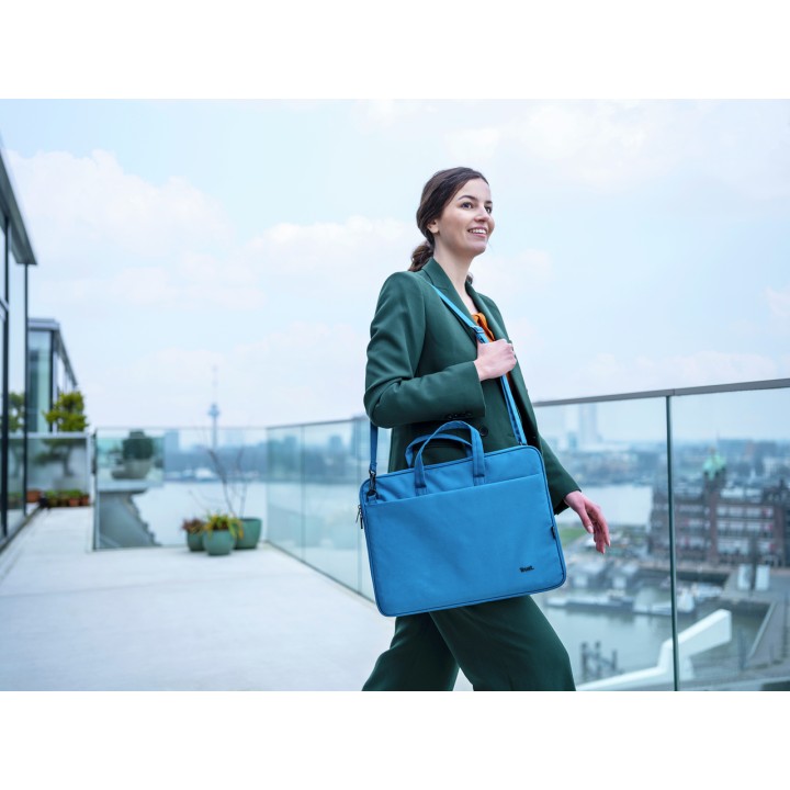 Maletín Trust Bologna 16" PET Azul (24448)