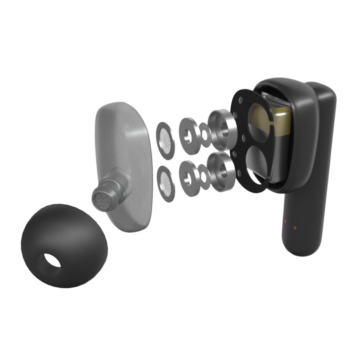 Auriculares Mars Gaming Intraurales TWS BT Negro (MHIB)