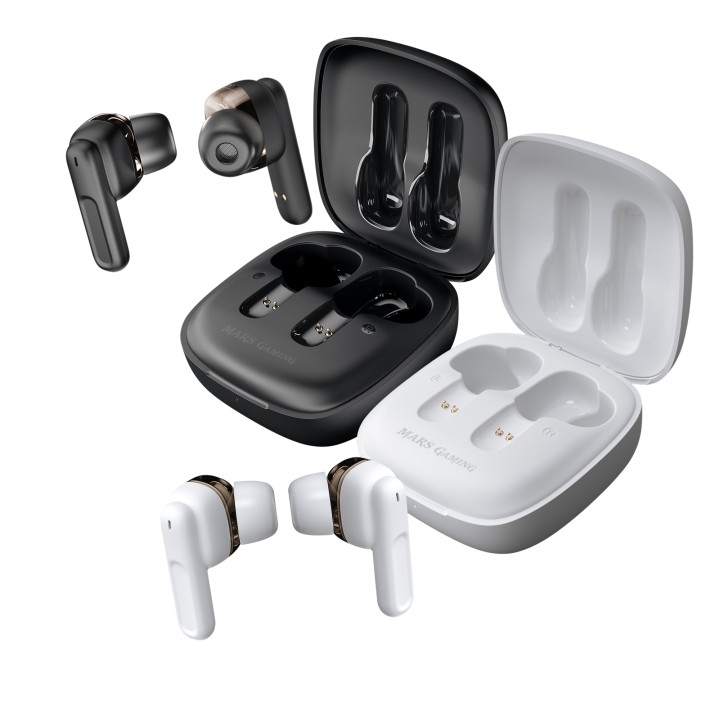 Auriculares Mars Gaming Intraurales TWS BT Negro (MHIB)