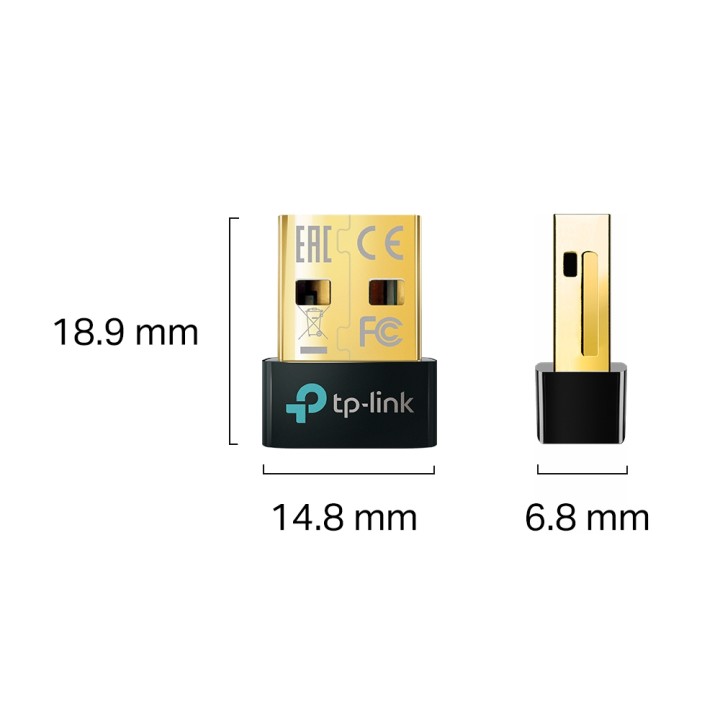 Adaptador TP-LINK Bluetooth 5.4 Nano USB2.0 (UB500)