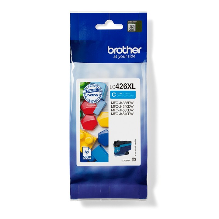Tinta BROTHER XL Cian 5000 páginas (LC426XLC)
