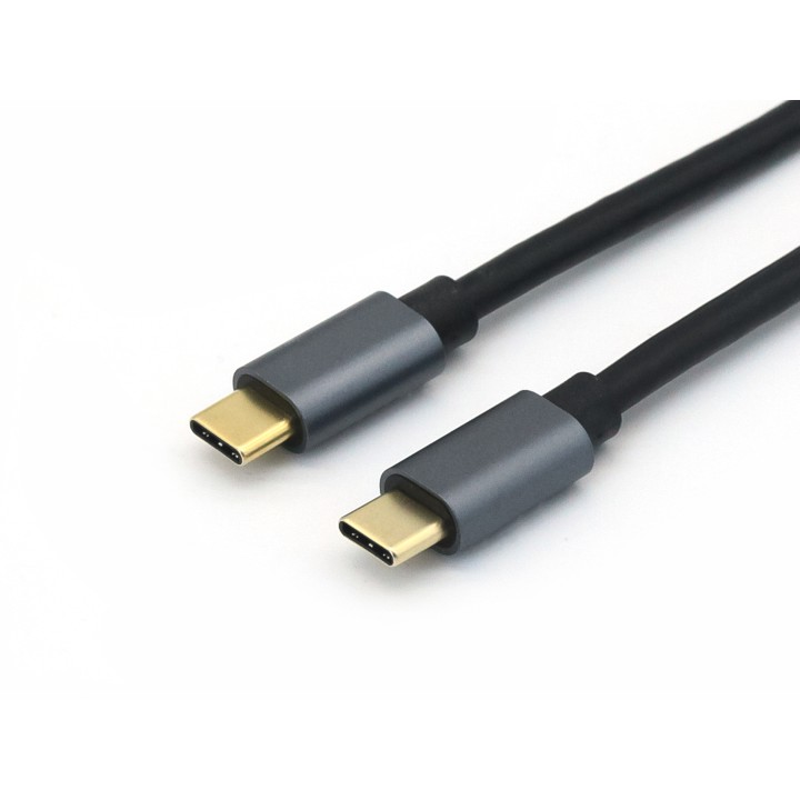 Cable EQUIP USB-C/M a USB-C/M 1m Negro (EQ128354)