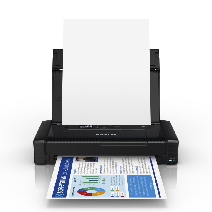 Epson WF-110W Color A4 USB 2.0 WiFi Negra (C11CH25401)
