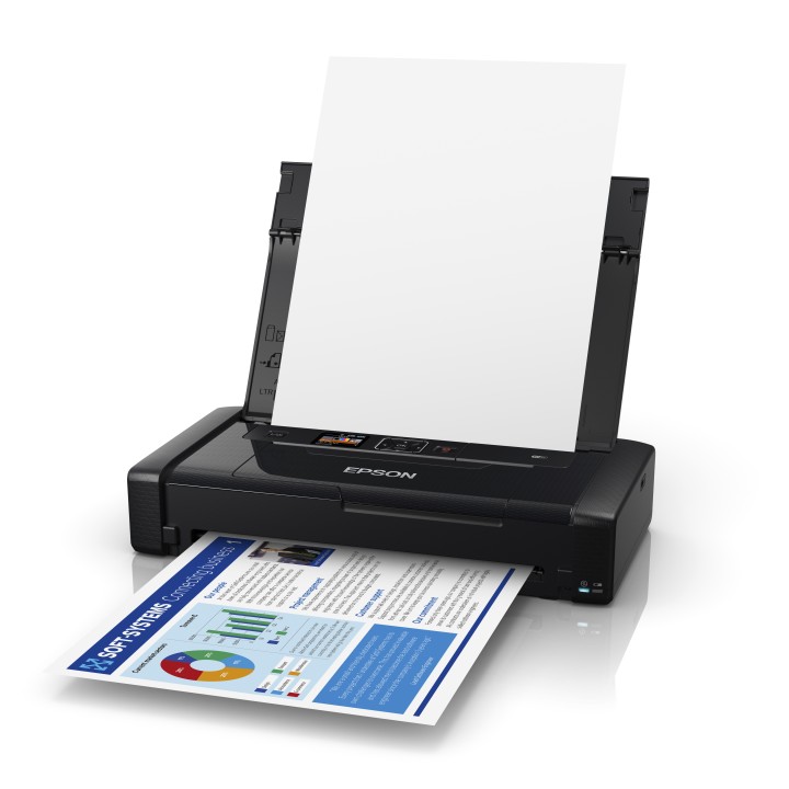 Epson WF-110W Color A4 USB 2.0 WiFi Negra (C11CH25401)