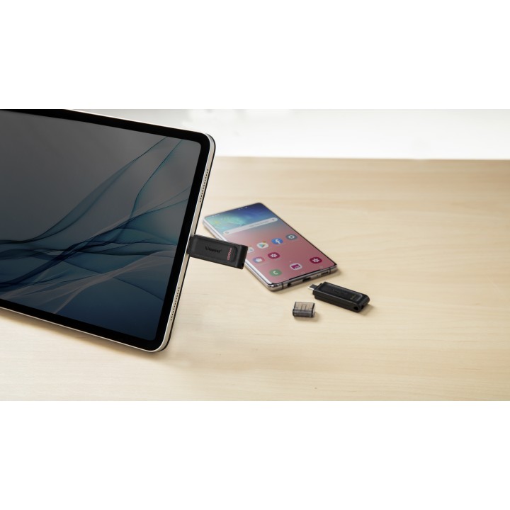 Pendrive Kingston 128Gb USB-C 3.0 Negro (DT70/128GB)