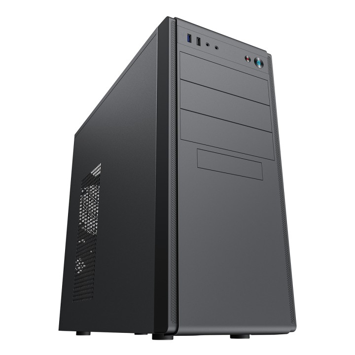 Caja UK8016 Evo 300W USB 2/3 ATX mATX ITX Negra (52117)