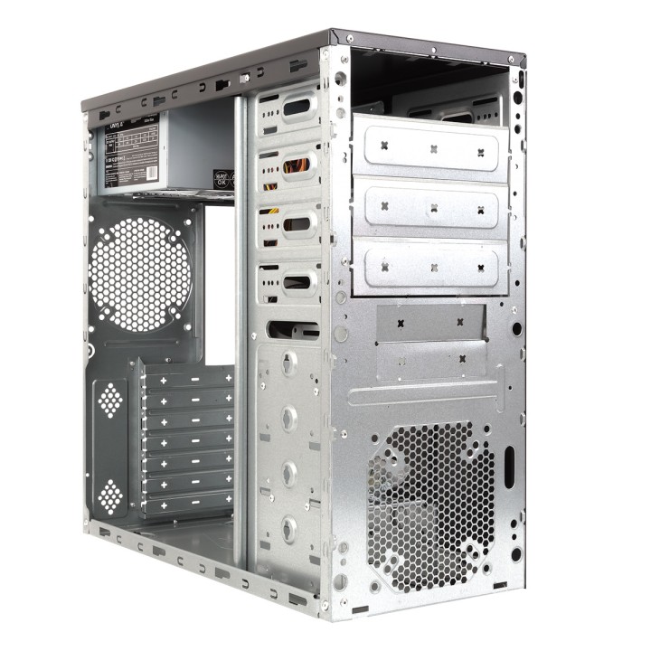 Caja UK8016 Evo 300W USB 2/3 ATX mATX ITX Negra (52117)