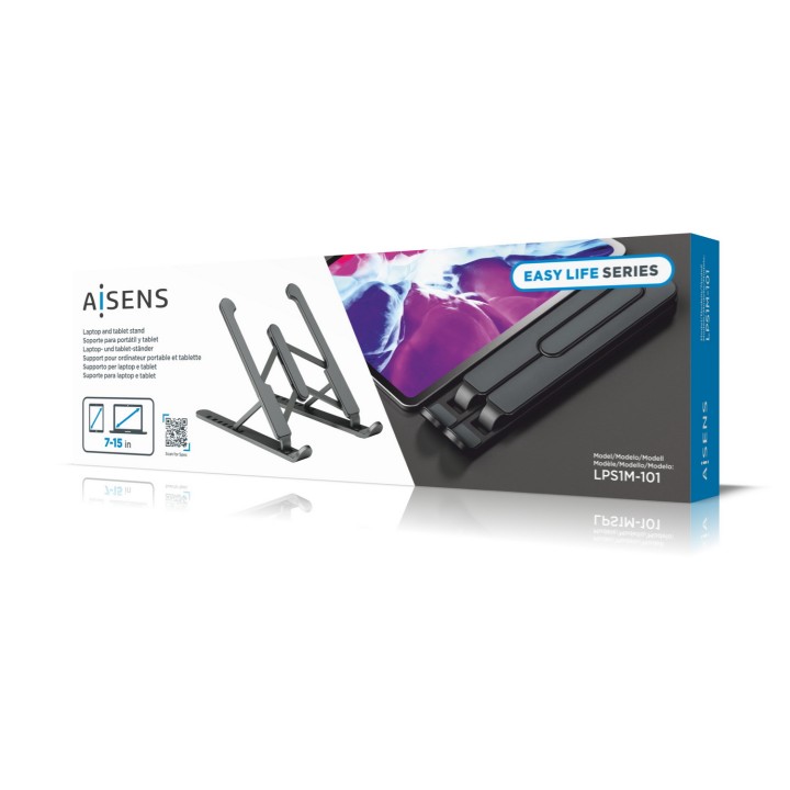 Soporte AISENS 10"-15" Portatil/Tablet Gris (LPS1M-101)