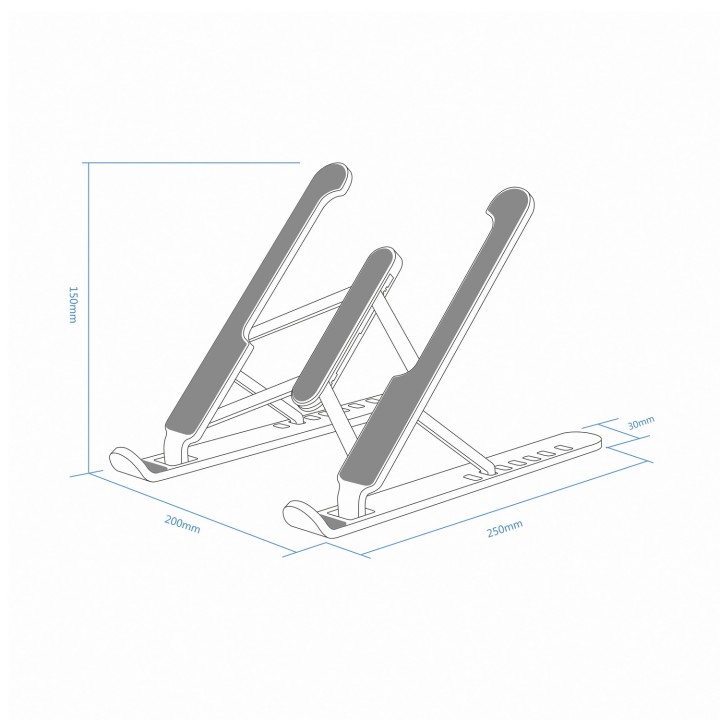 Soporte AISENS 10"-15" Portatil/Tablet Gris (LPS1M-101)