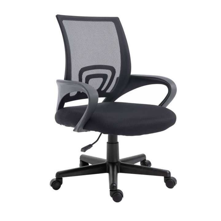 Silla Oficina EQUIP Malla Ergonómica Negra (EQ651003)