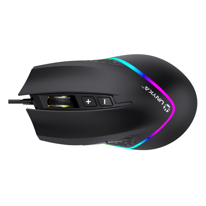 Ratón Gaming UNYKA NOVA M244 RGB 6400dpi (UK505451)