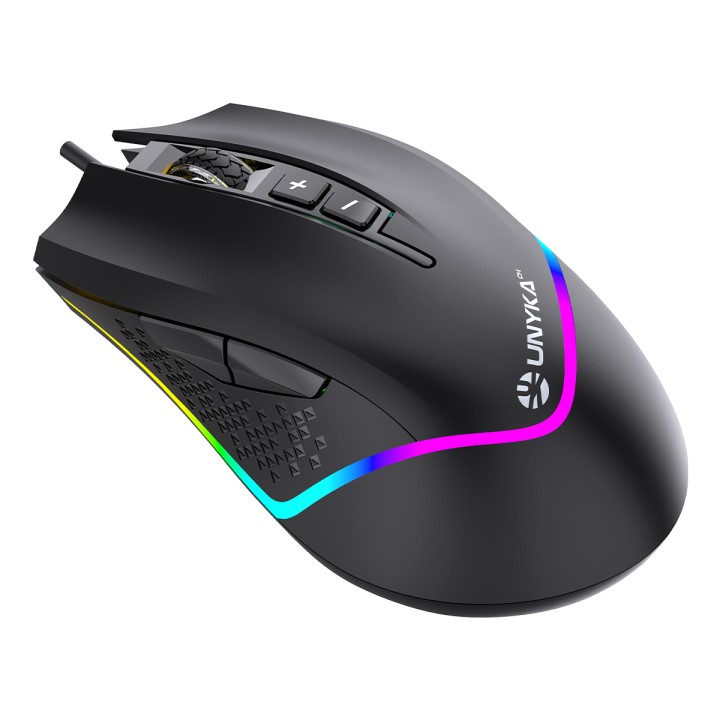 Ratón Gaming UNYKA NOVA M244 RGB 6400dpi (UK505451)