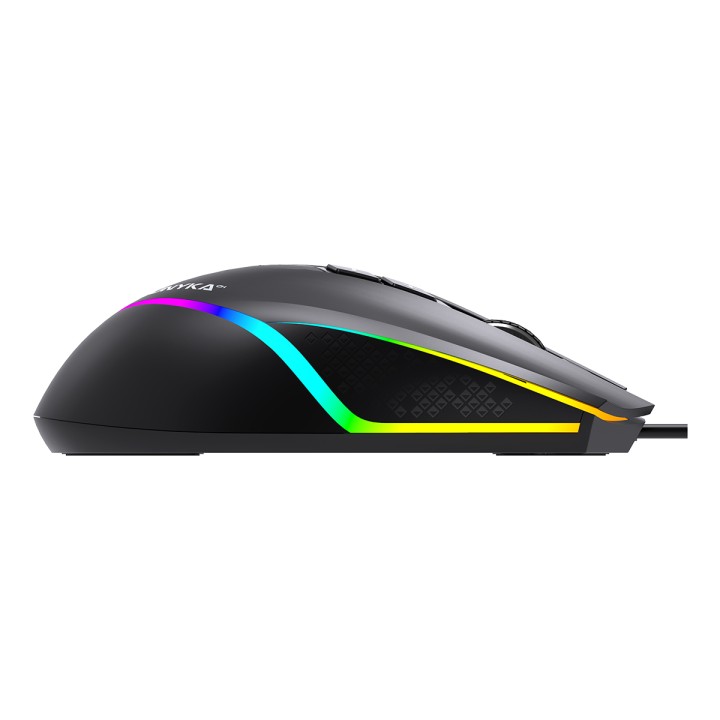 Ratón Gaming UNYKA NOVA M244 RGB 6400dpi (UK505451)