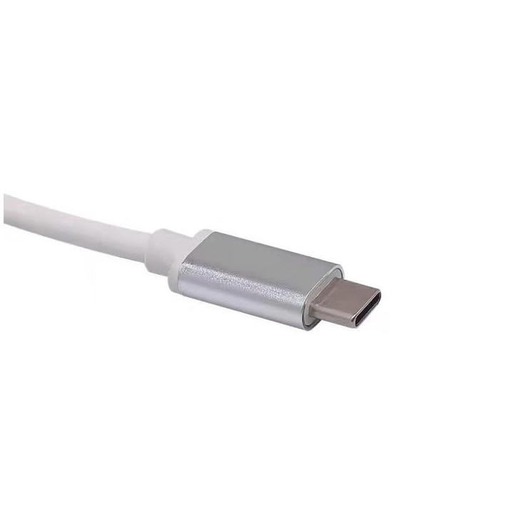 Hub EQUIP USB-C 3.0 a 4xUSB-A 3.0 Plata (EQ128958)
