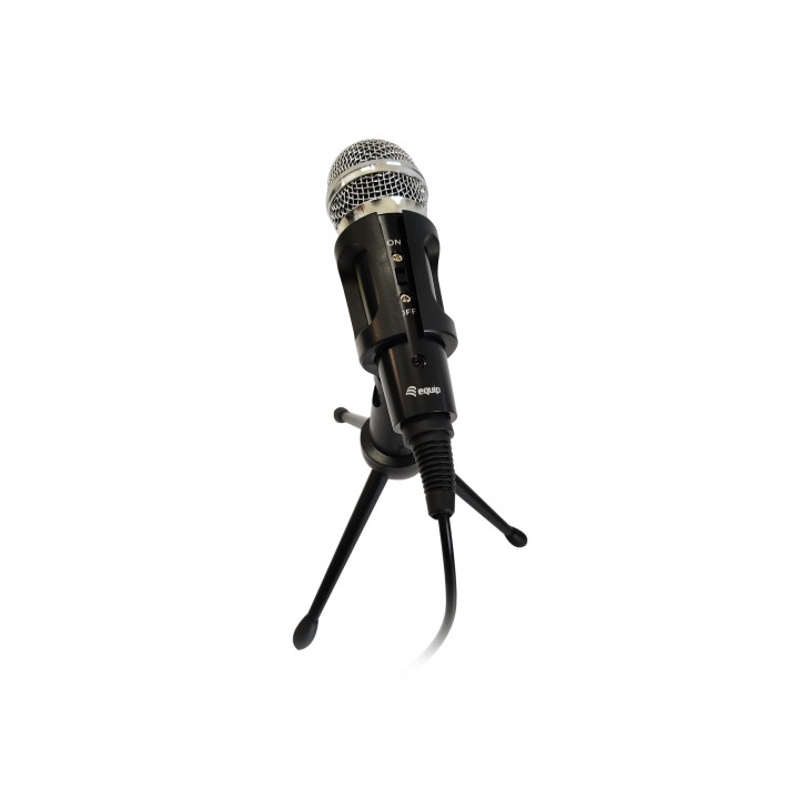 Micrófono Sobremesa EQUIP Life 3.5mm Negro (EQ245341)