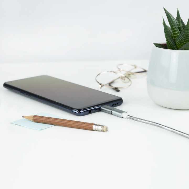 Nanocable USB-C/M a mUSB/H Aluminio Gris (10.02.0011)