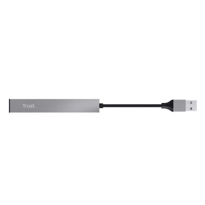 Hub Trust Halyx USB 2.0 a 4xUSB 2.0 Aluminio (23786)