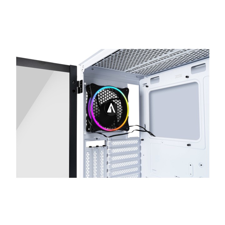 Caja Gaming Abysm Danube Kamp RGB ATX Blanca (AB812108)