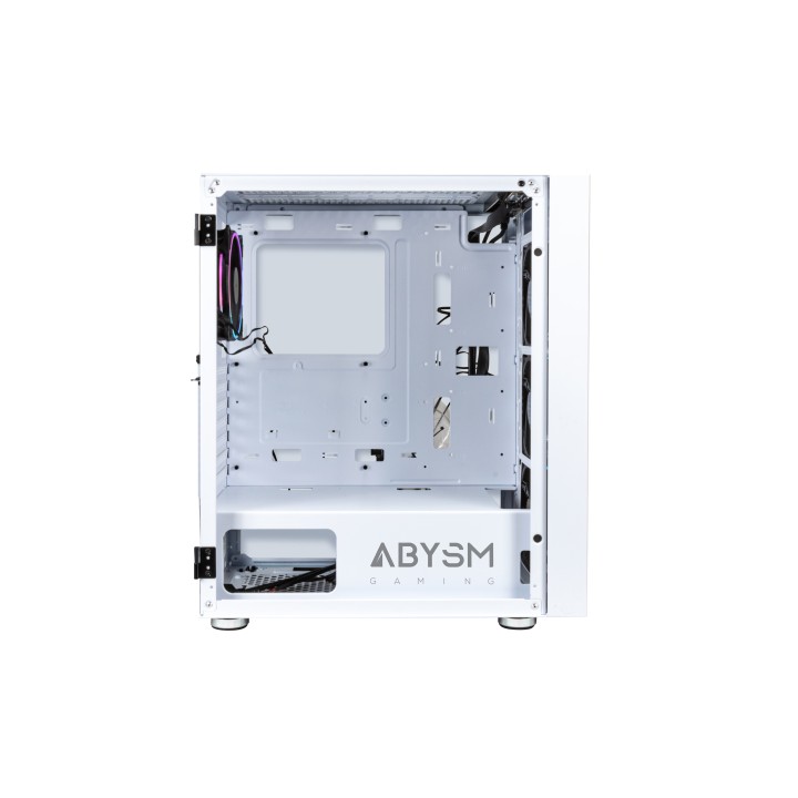 Caja Gaming Abysm Danube Kamp RGB ATX Blanca (AB812108)