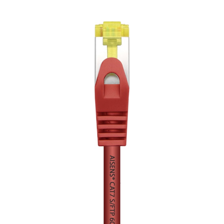 Latiguillo AISENS RJ45 Cat.7 SFTP 25cm Rojo (A146-0468)