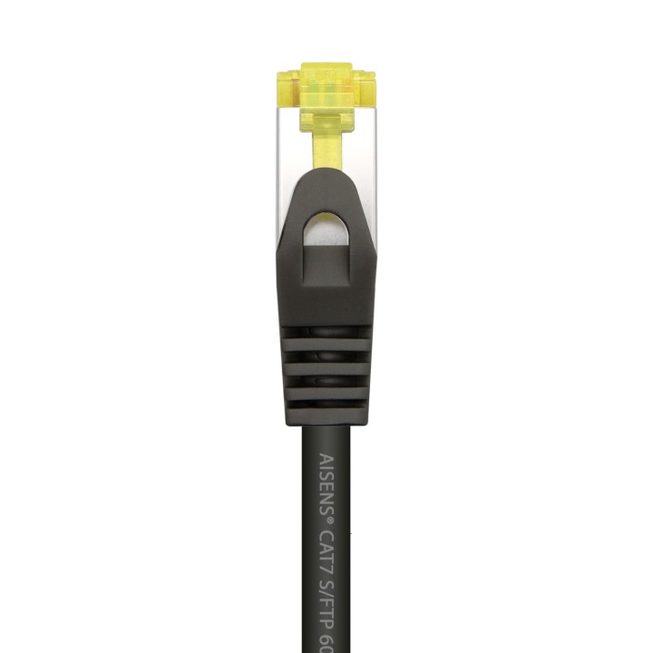Latiguillo AISENS RJ45 Cat7 SFTP 25cm Negro (A146-0484)