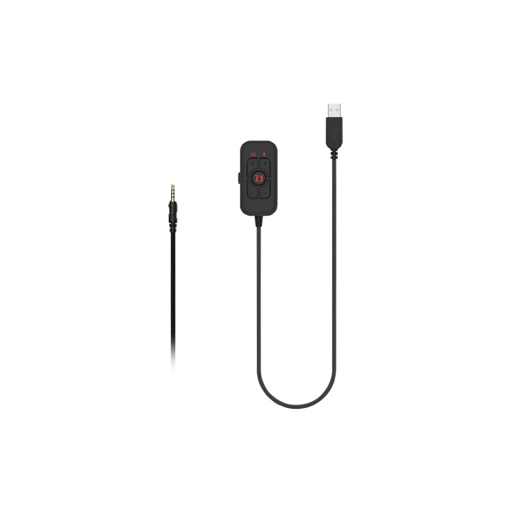 Auric+Micro Abysm AG700 Pro 7.1 Negro/Rojo (AB854001)