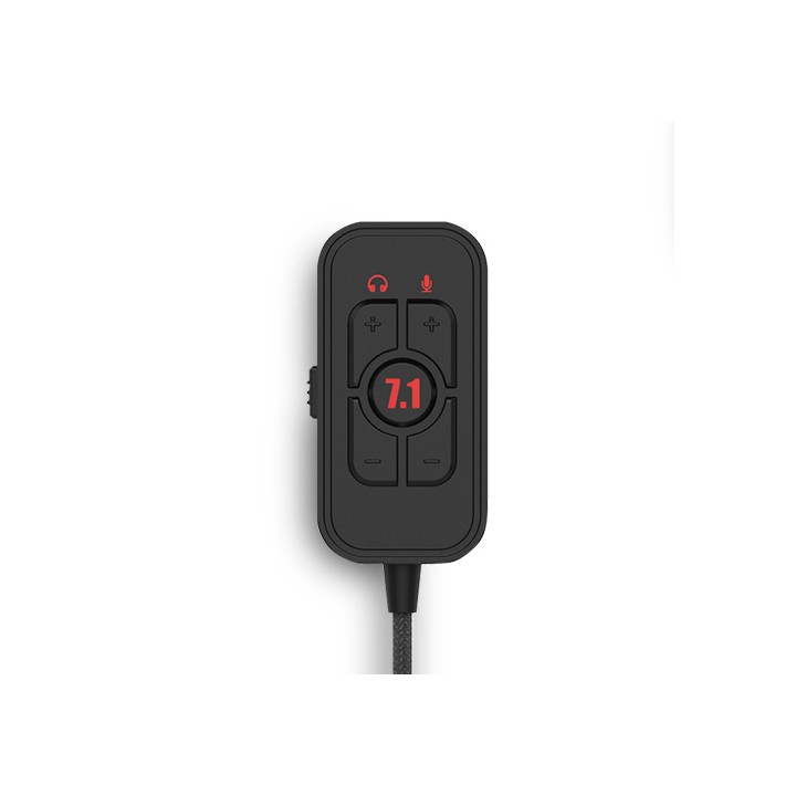 Auric+Micro Abysm AG700 Pro 7.1 Negro/Rojo (AB854001)