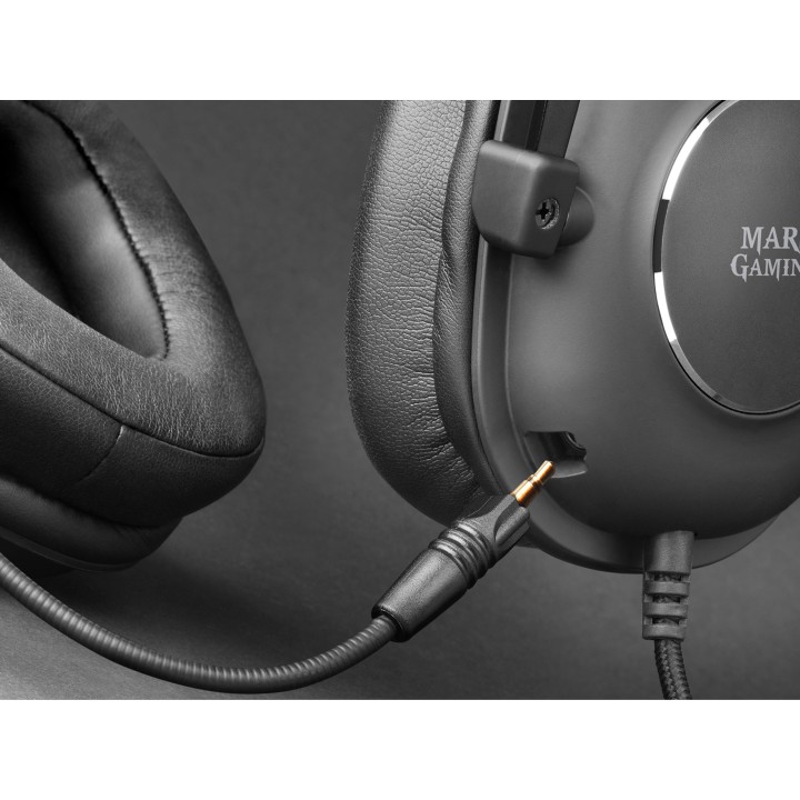 Auric+Micro Mars Gaming 3.5mm USB Negros (MH6)