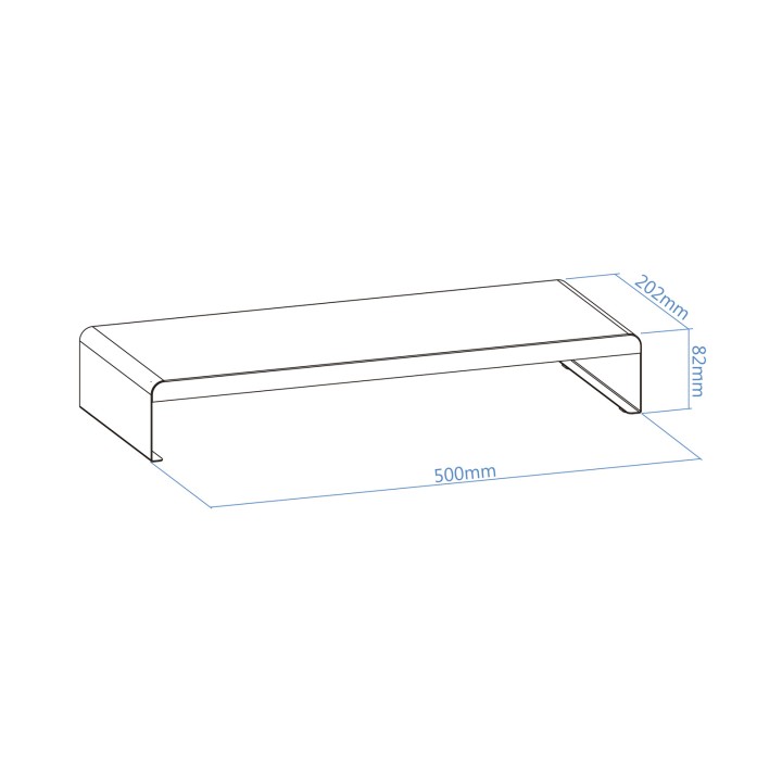 Soporte Elevador TooQ Monitor Negro (TQMR0121)