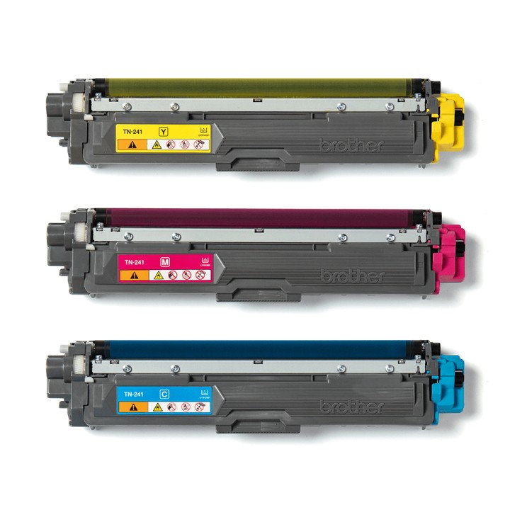 Toner BROTHER Pack Tricolor 1400 páginas (TN241CMY)