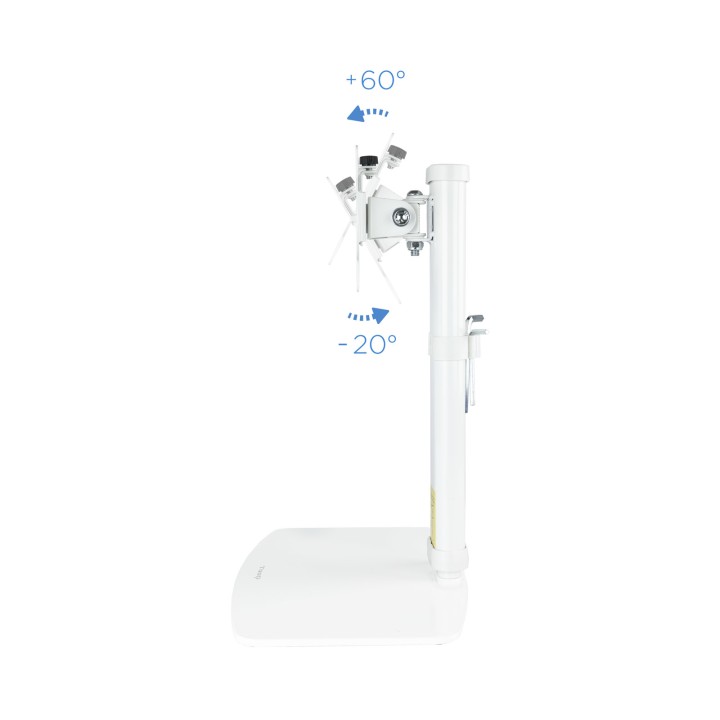 Soporte Mesa TooQ 17"-27" Gira/Inclina 6kg (DB1127TN-W)