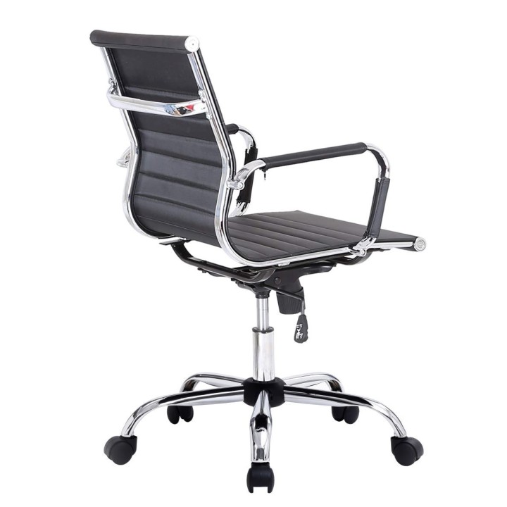 Silla de Oficina EQUIP Respaldo Medio Negra (EQ651002)