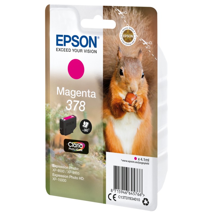 Tinta Epson 378 Magenta Claria Photo (C13T37834010)