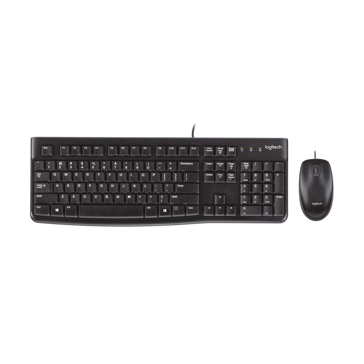 T+Ratón LOGITECH MK120 USB Francés Negro (920-002539)